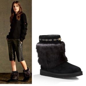 Ugg Vilet Black Womens Boot -Size 8